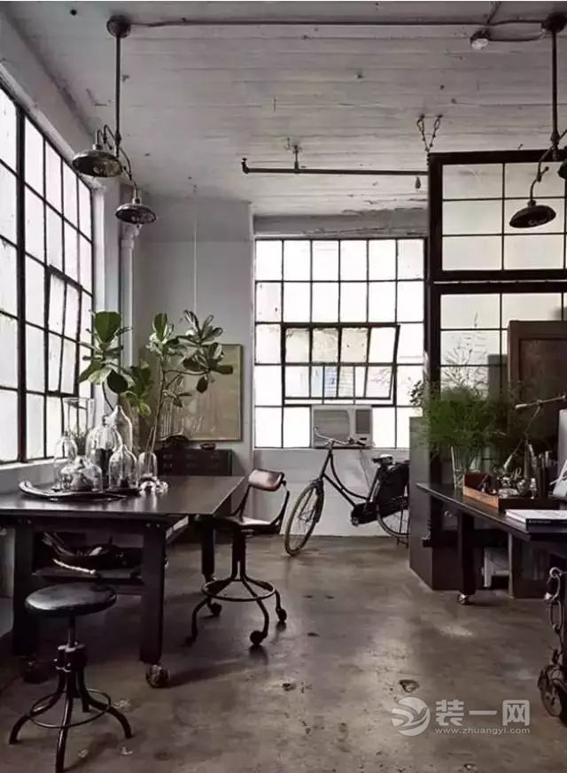 工业风格 毛坯房 哈尔滨装修网带你看粗装修美翻天